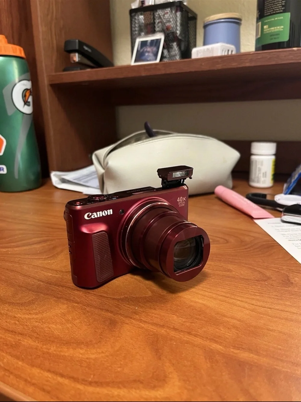 Canon PowerShot SX720 HS Compact Digital Camera - Red